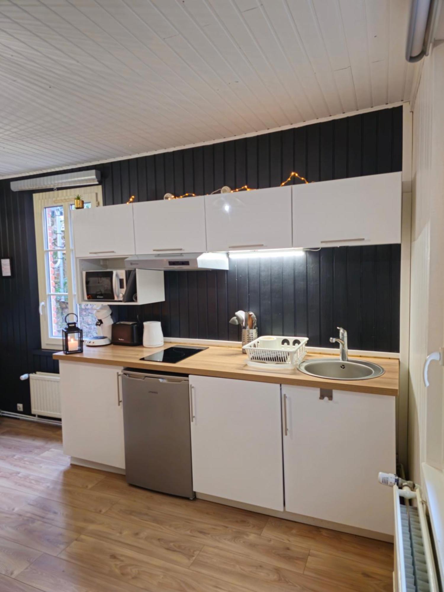 L'Or Noir - Cosy Cocon Sur Les Quais De St Valery Apartment Сен-Валери-ан-Ко Екстериор снимка